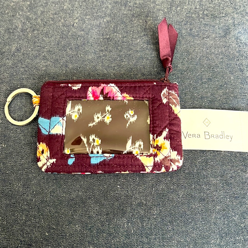 Vera Bradley; Iconic zip ID case